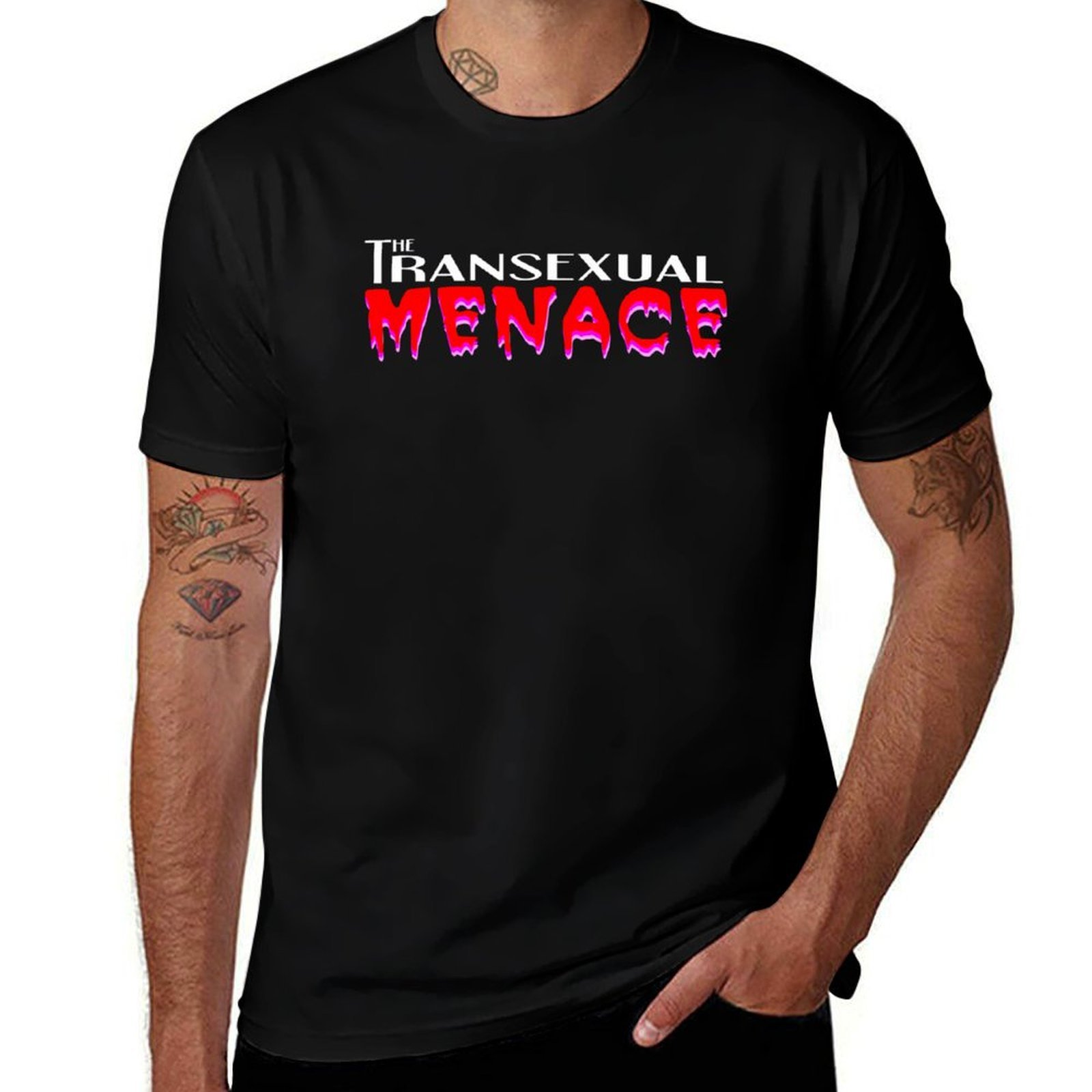 Men'S Fashion History - トランスセクシャル・メンセース（ミームグラフィック・ヒストリー）Tシャツ ストリートファッション カジュアルTシャツ