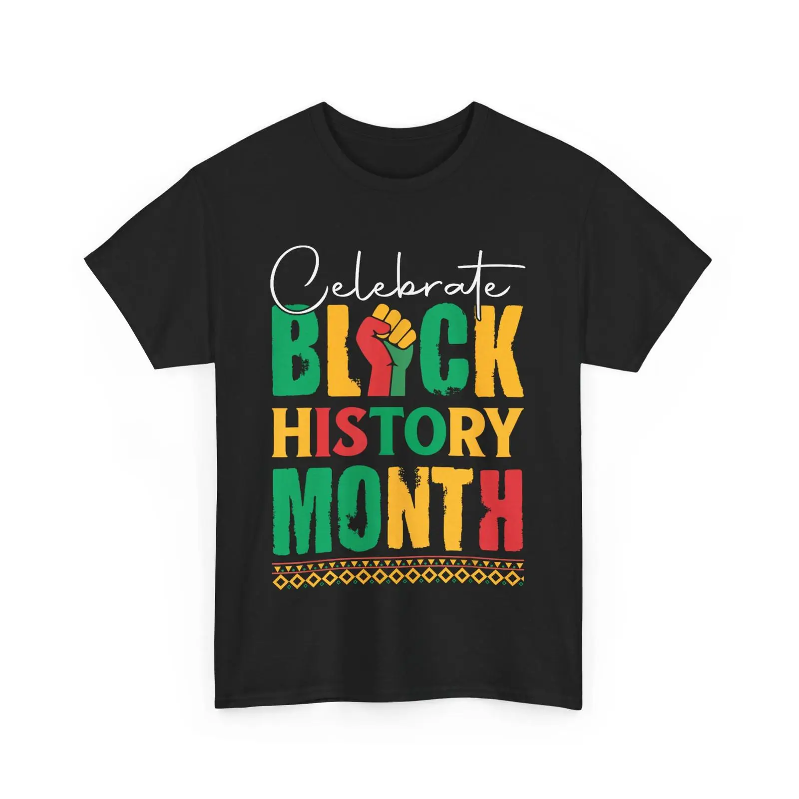 Men'S Fashion History - ブラックヒストリーマンスを祝う子供用Tシャツ ヴィンテージウォッシュ ユニセックス ファッションデザイナー服 ストリートウェア スタイリッシュで通気性あり
