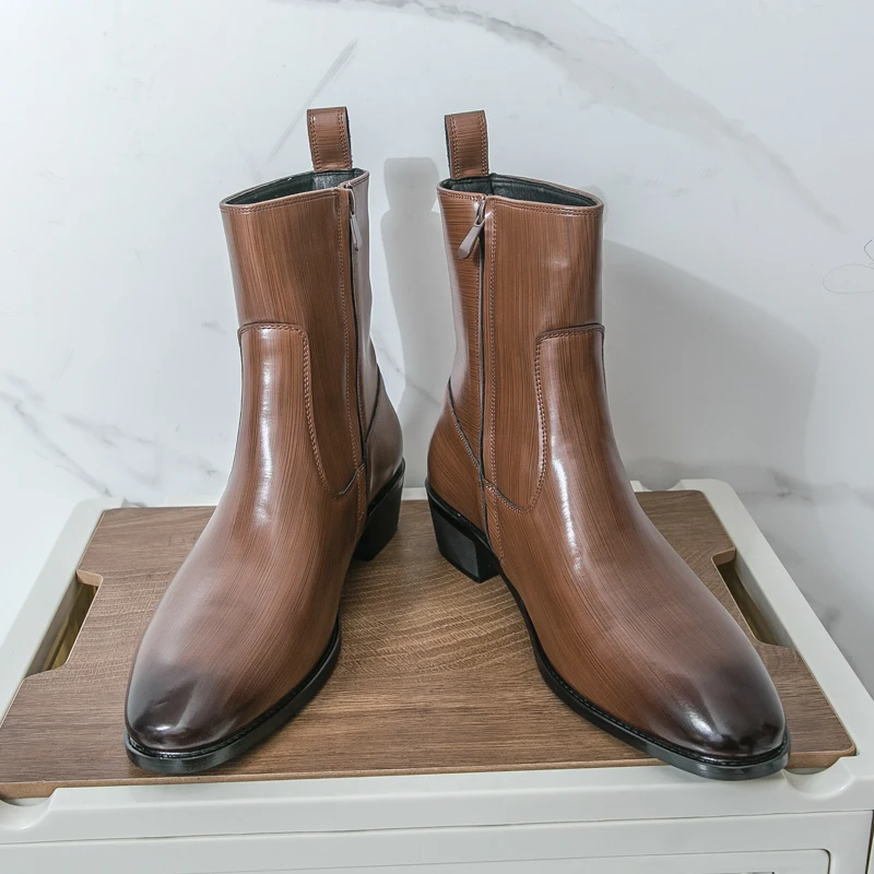 クラシックで快適なアンクルブーツ、ボタスファッション、メンズ - Mens Fashion Zapatos のレビューと価格