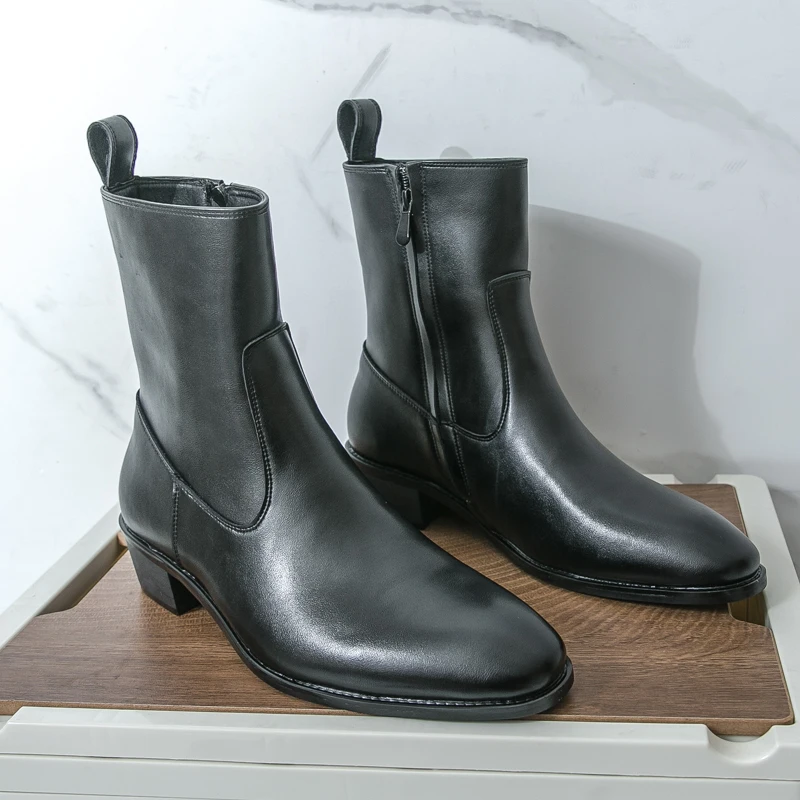 クラシックで快適なアンクルブーツ、ボタスファッション、メンズ - Mens Fashion Zapatos のレビューと価格
