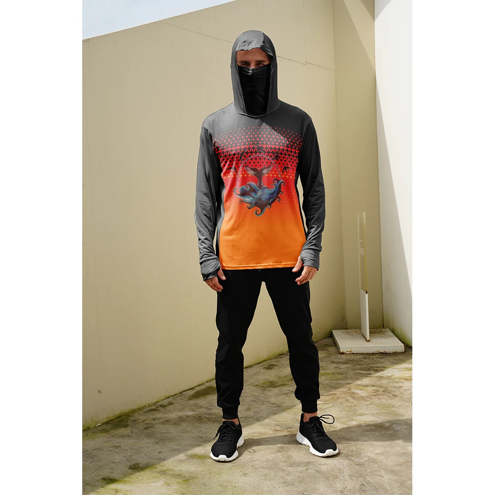 釣り用シャツ メンズ 日焼け防止 フード付きマスク 一体型  - Men'S Fashion Trends のレビューと価格