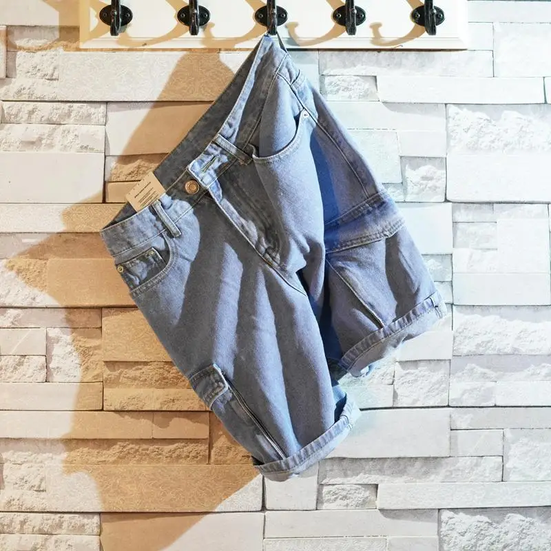 メンズルーズストレートショートジーンズパンツ、ワイドマンデニ - Men'S Fashion Jeans のレビューと価格
