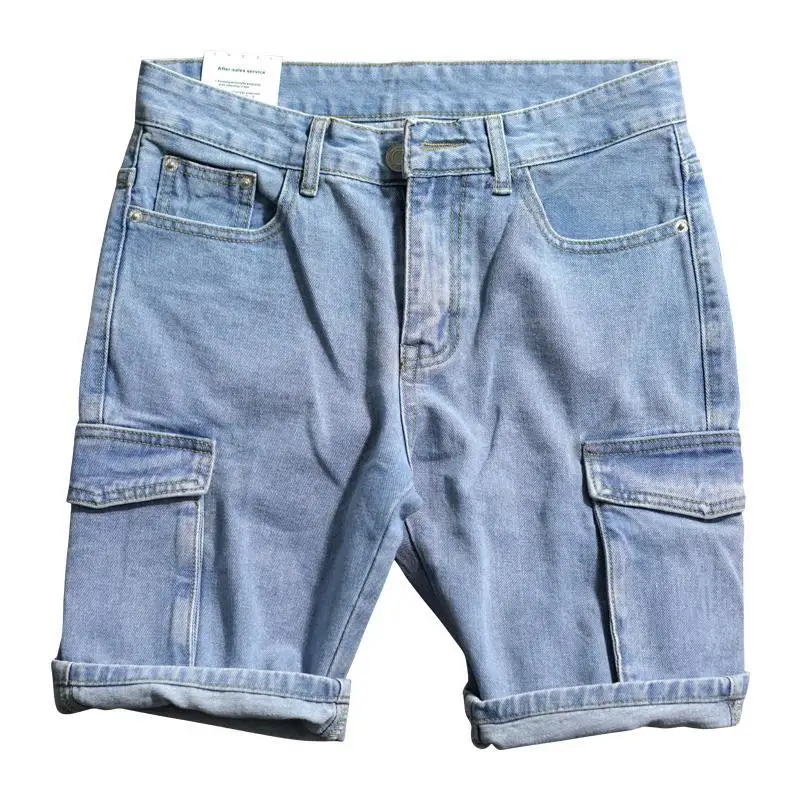 メンズルーズストレートショートジーンズパンツ、ワイドマンデニ - Men'S Fashion Jeans のレビューと価格