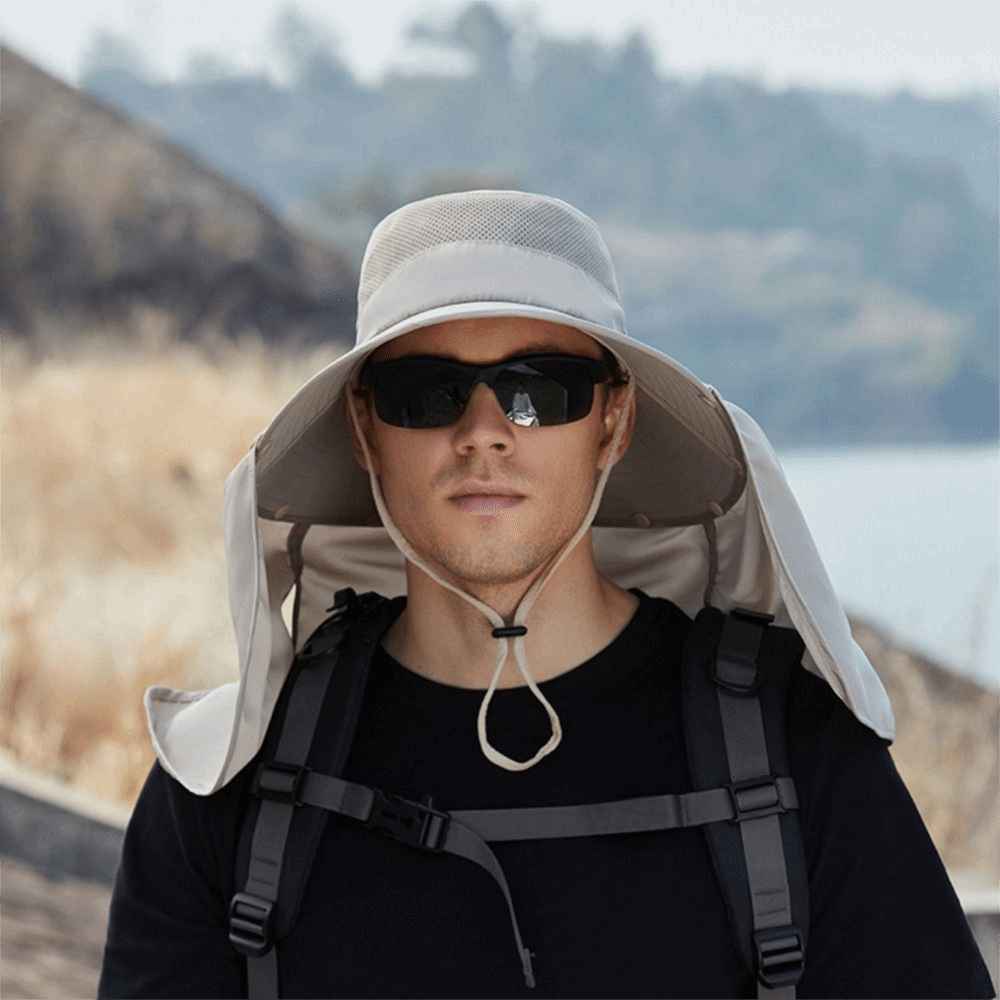 ファッション布男性用サンハット大きなつば取り外し可能なショー - Mens Fashion Caps のレビューと価格