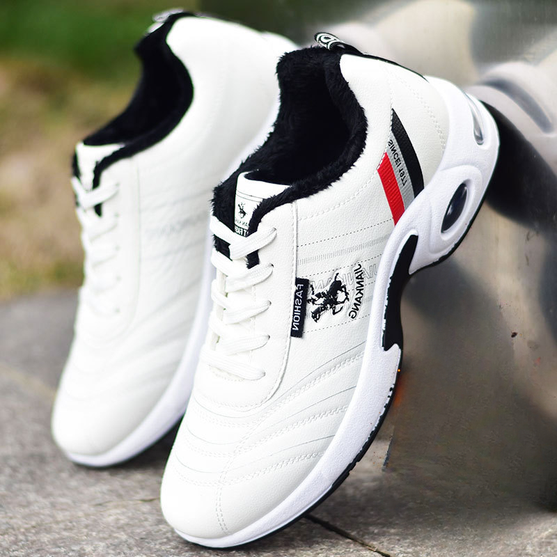 メンズ多用途レザースニーカー,滑り止めランニングシューズ,ア - Mens Fashion Zapatos のレビューと価格