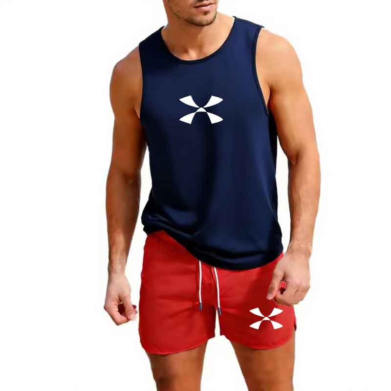 屋外ジョギングスポーツウェアメンズベスト + ショーツ 2  - Men'S Fashion Trends のレビューと価格