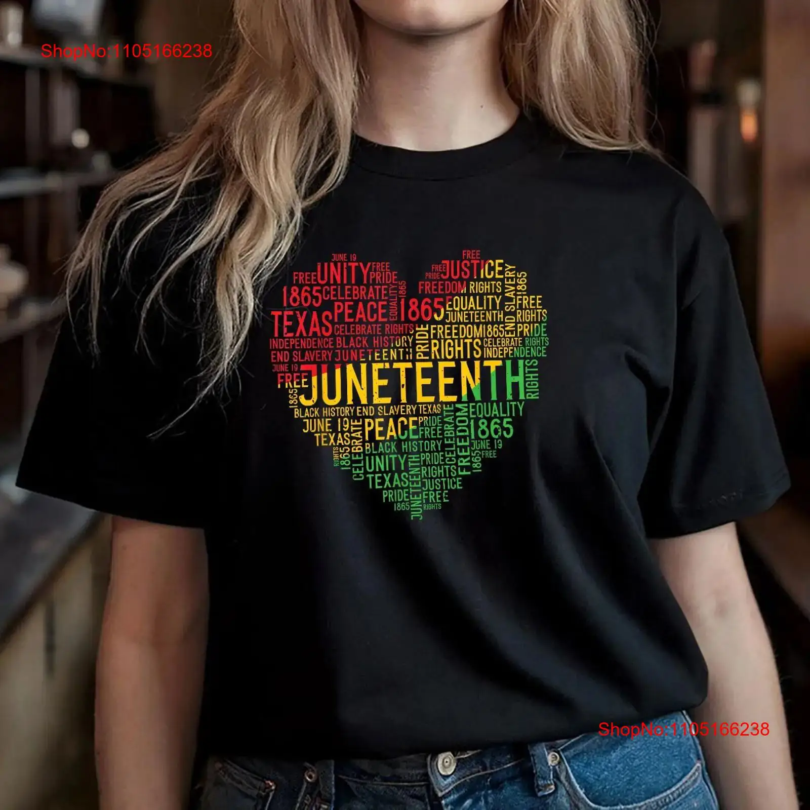 Juneteenth ハート T シャツ ブラック ヒストリ - Men'S Fashion History のレビューと価格