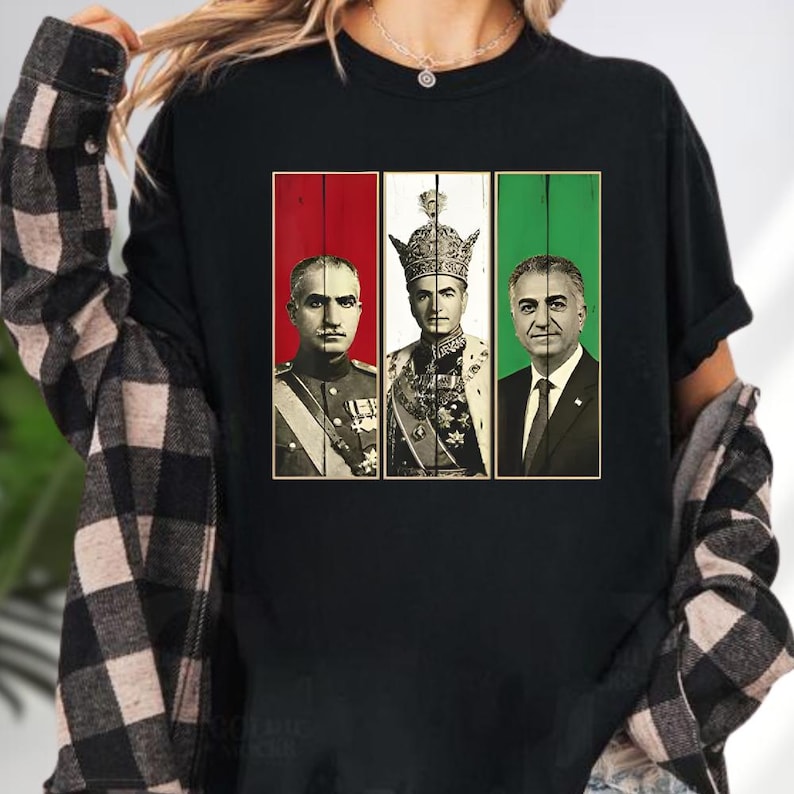モハマド・レザ・パハラヴィの肖像画シャツ、イラン国王プリント - Men'S Fashion History のレビューと価格