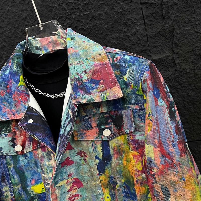 メンズファッション ハイストリート グラフィティ ジーンズジ - Men'S Fashion Jeans のレビューと価格