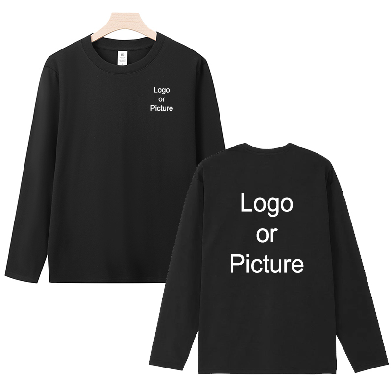 カスタマイズされた綿長袖 Tシャツ男性ファッション人格プリン - Mens Fashion Casual のレビューと価格