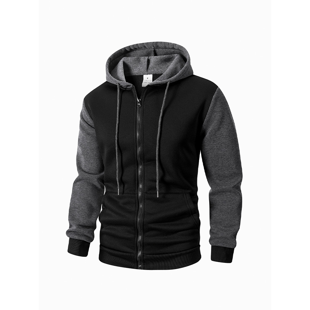 秋のメンズパーカージャケット長袖スウェットシャツオーバーサイ - Sherpa Jacket Fleece のレビューと価格