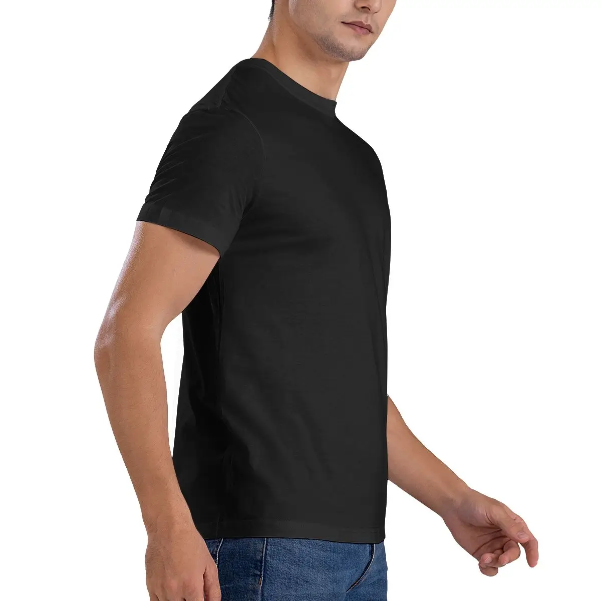 メンズカジュアルクルーネックTシャツ、抽象的なグラフィックプ - Men'S Fashion App のレビューと価格