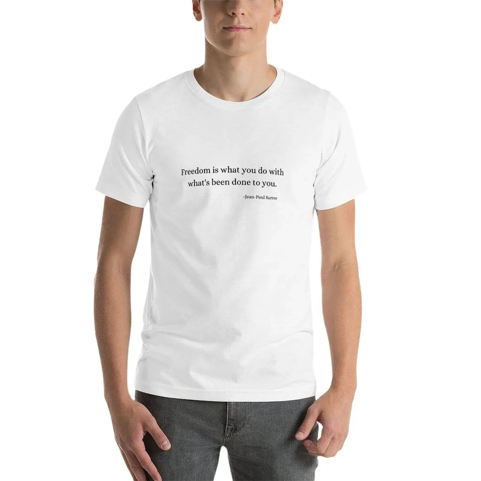 歴史 哲学 引用句: ジャン＝ポール・サルトル Tシャツ メ - Men'S Fashion History のレビューと価格